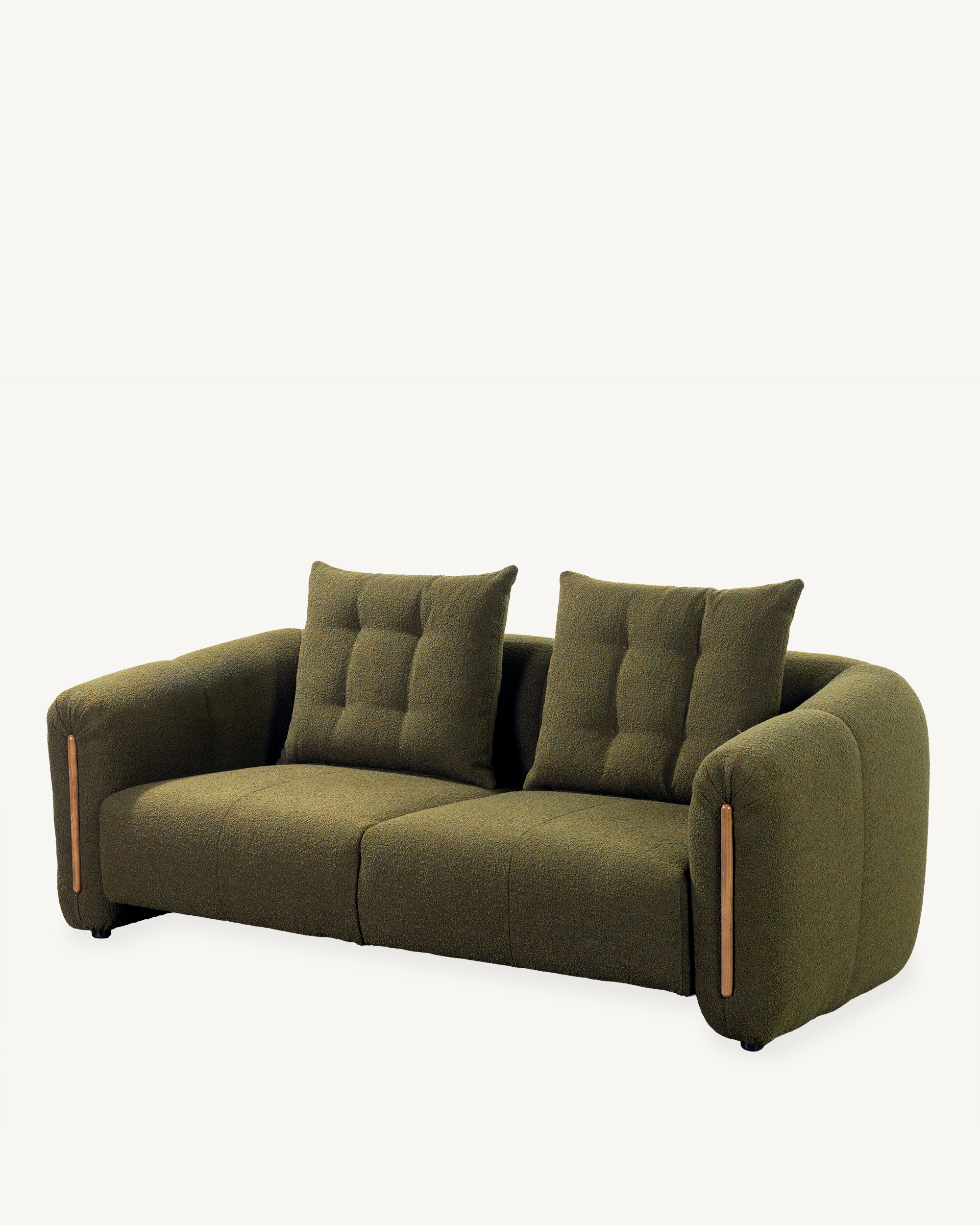 Kurva Sofa 2 Seat - Moss