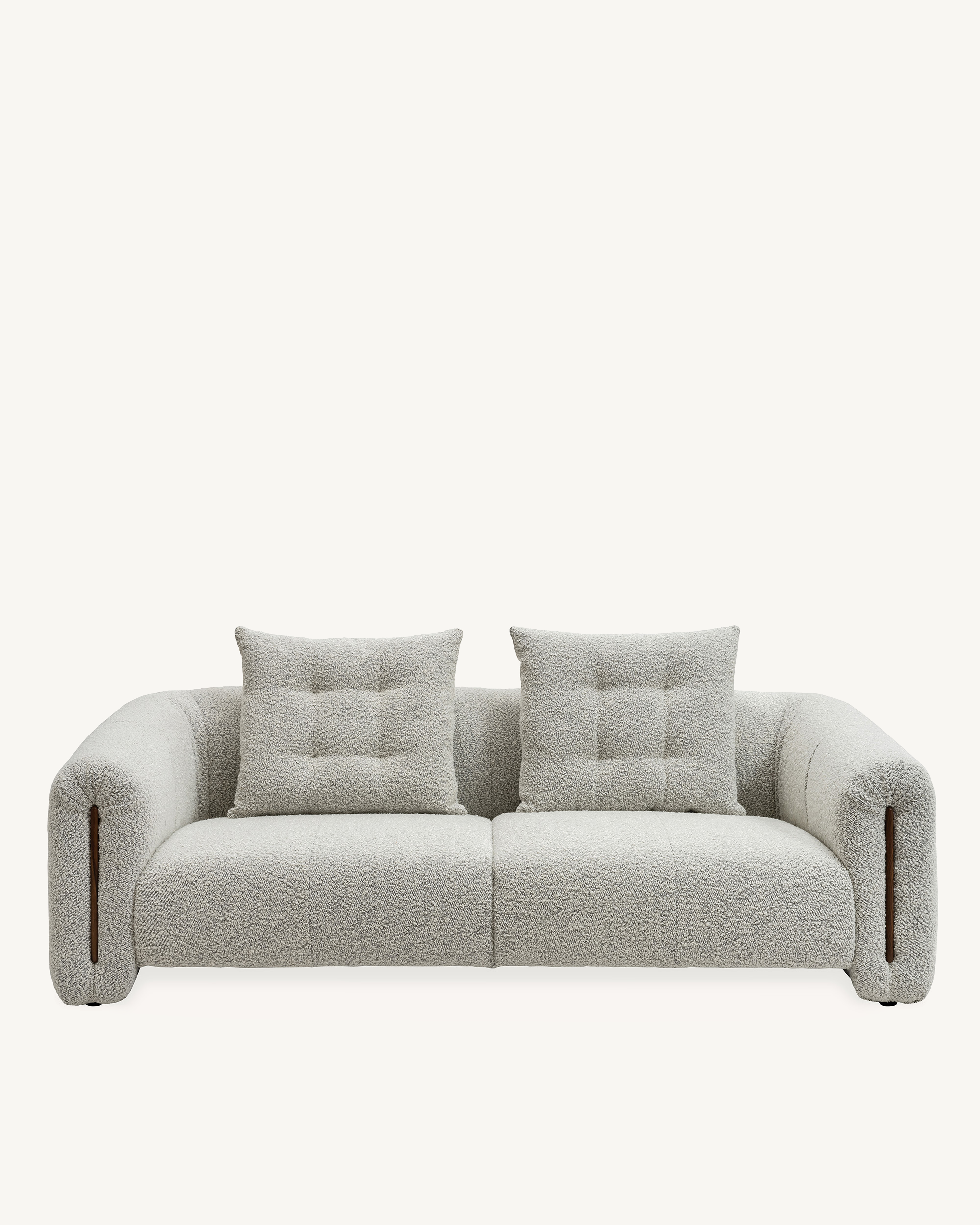 Kurva Sofa 3 Seat - Oyster Shell