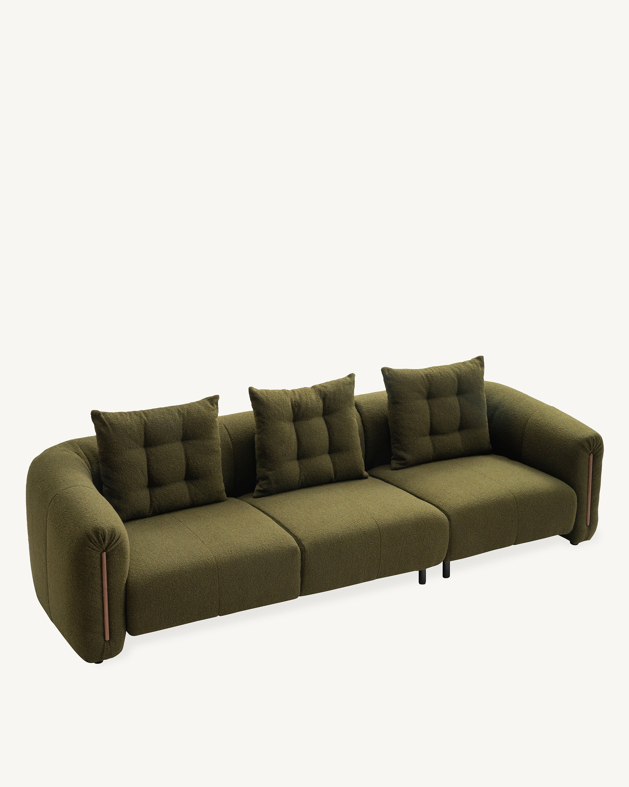 Kurva 4 Seat Sofa Moss