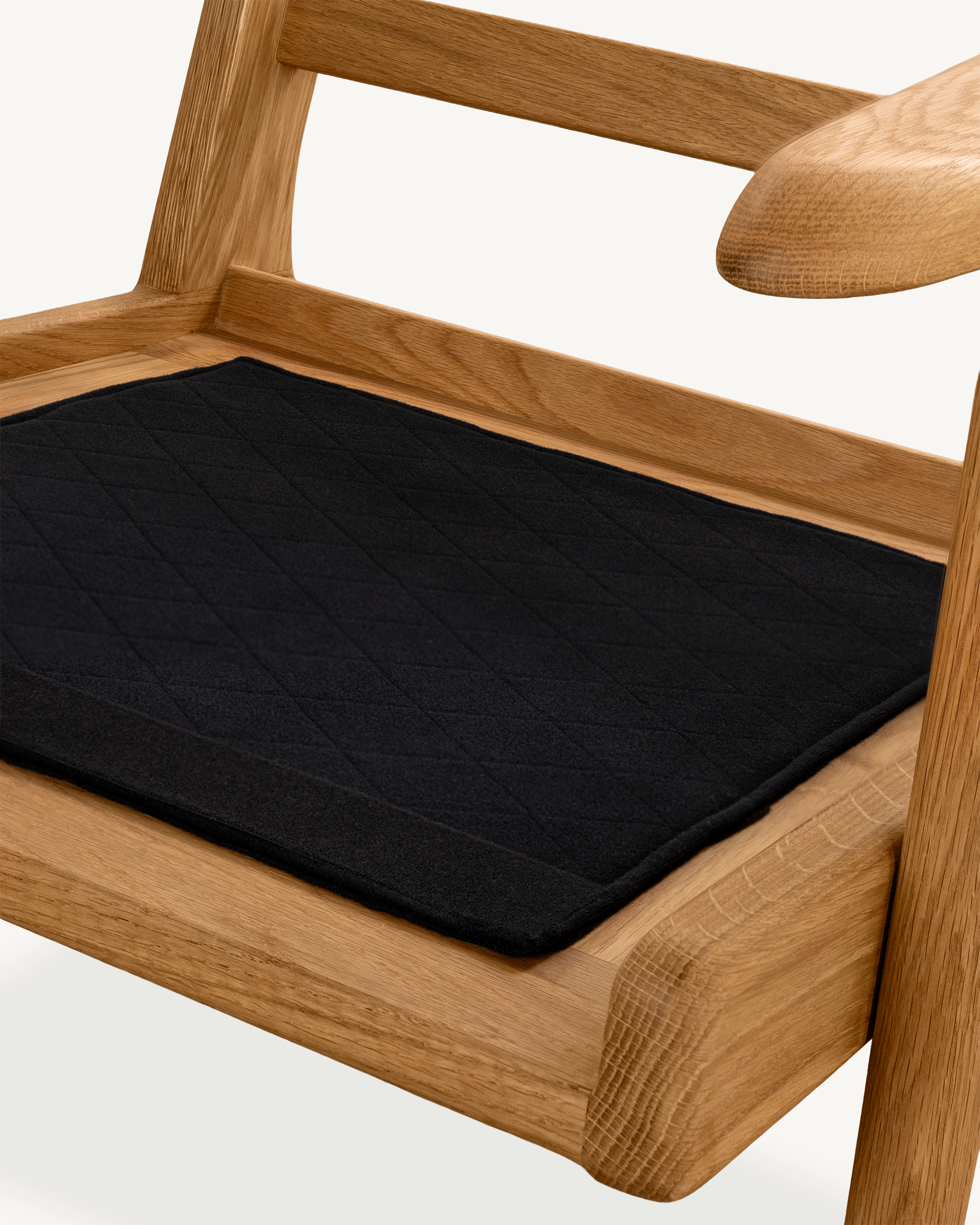 Map Armchair - Oak & Fabric