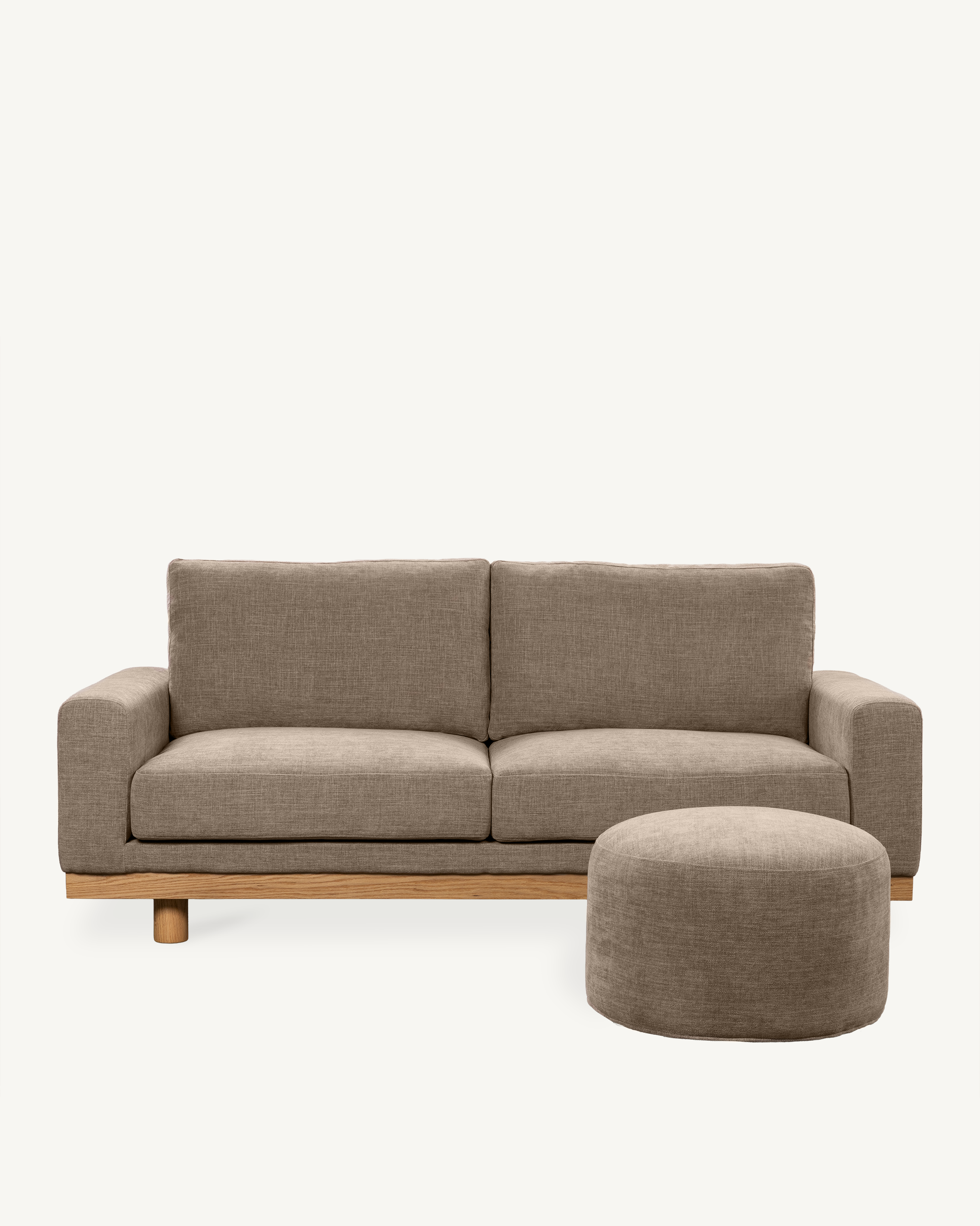 Metsa 2 Seat Sofa - Almond