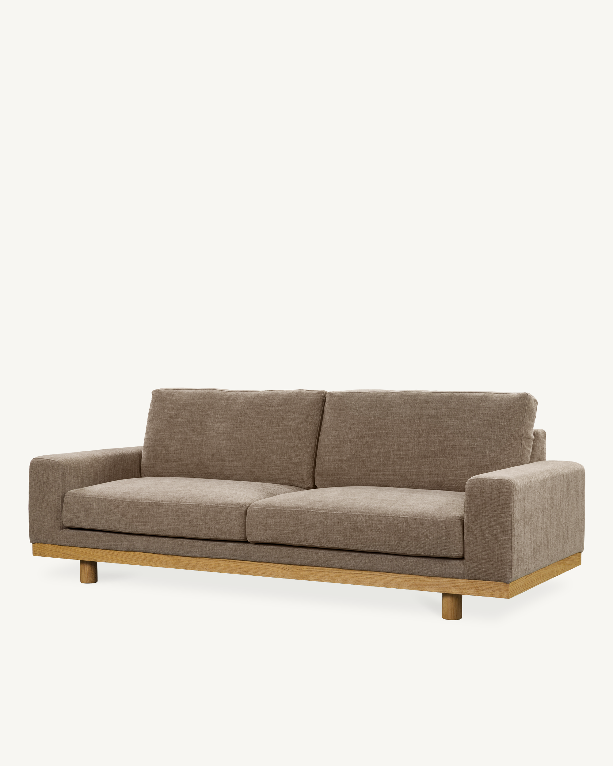 Metsa 3 Seat Sofa - Almond