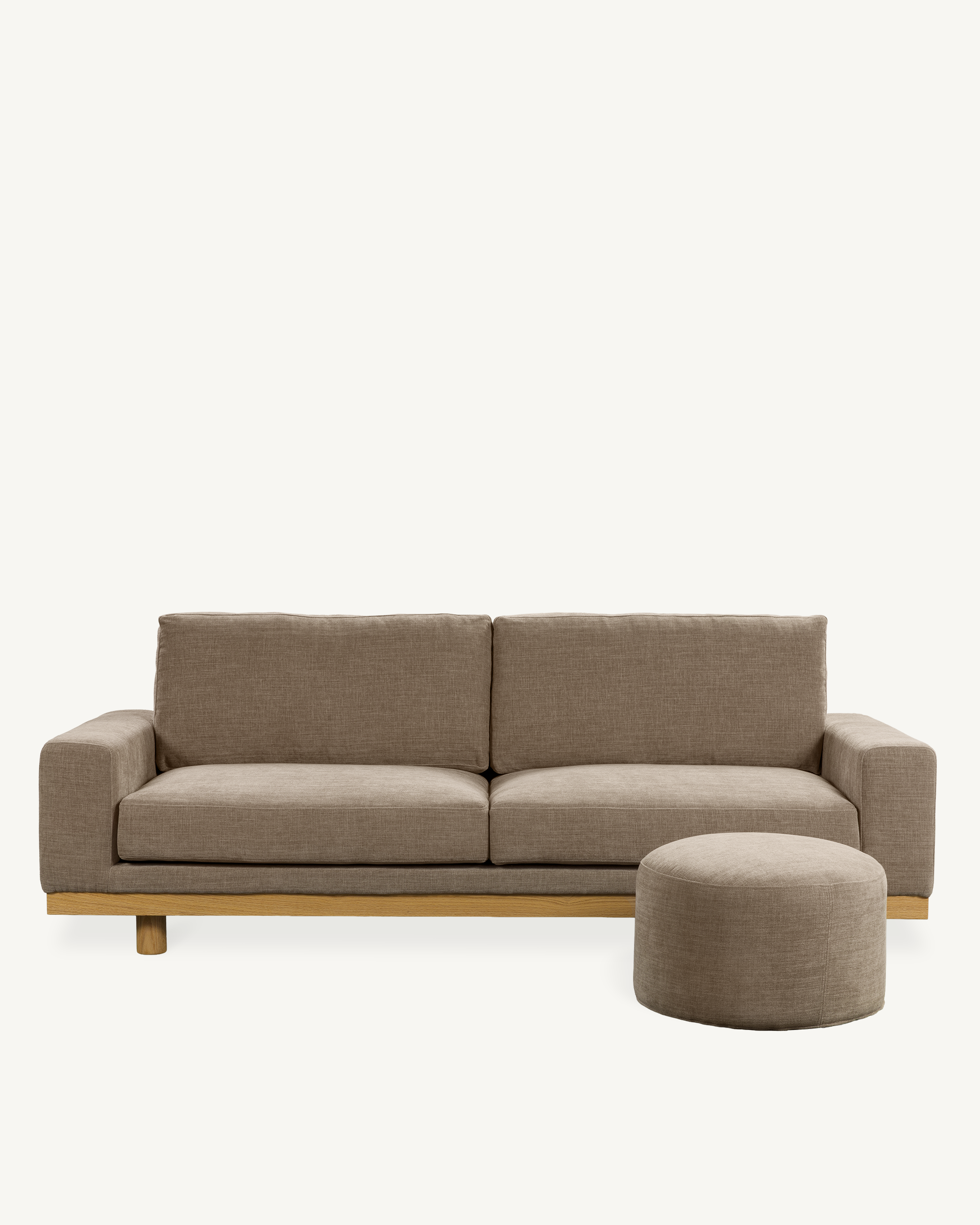 Metsa 3 Seat Sofa - Almond