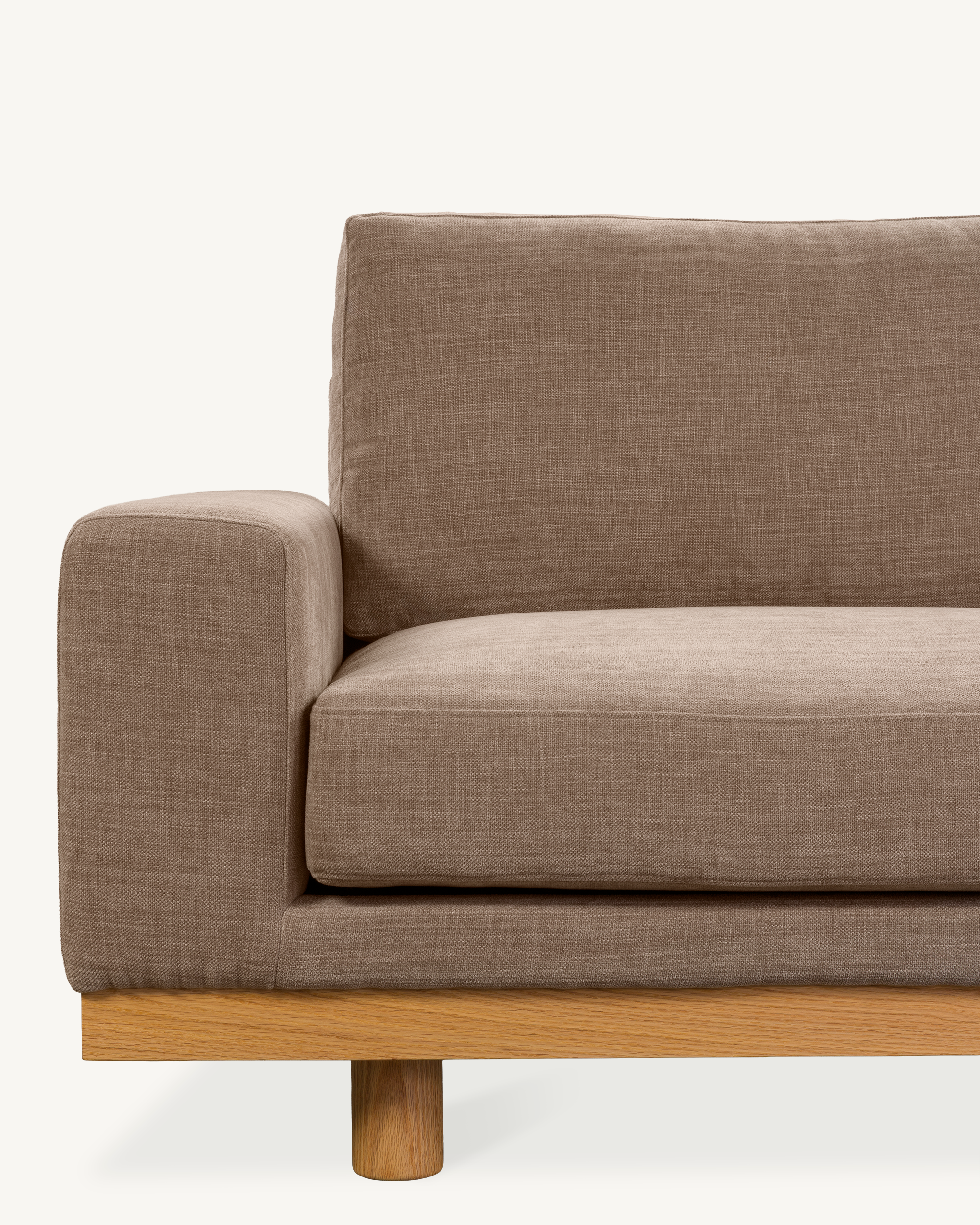 Metsa 3 Seat Sofa - Almond