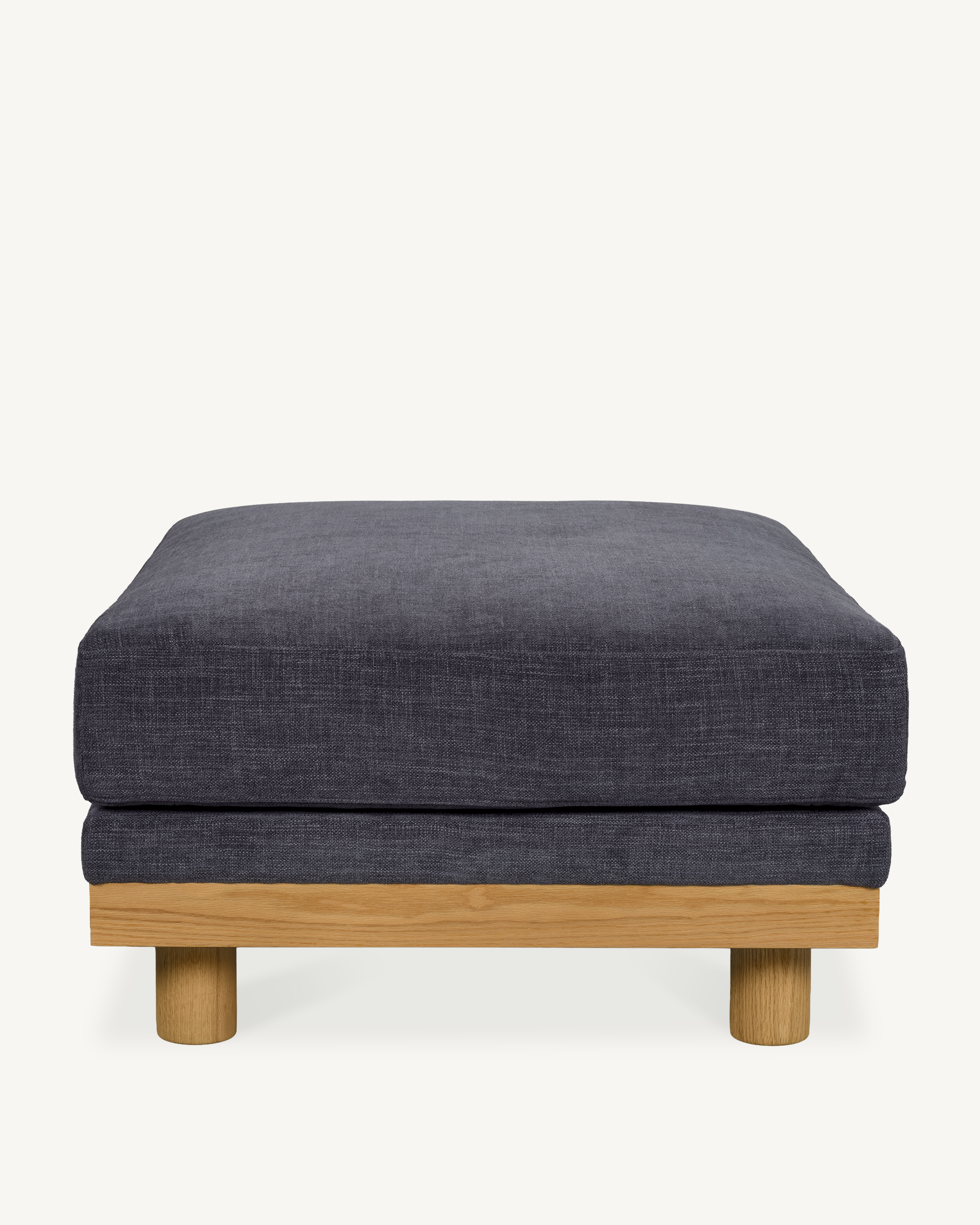Metsa Sofa Foot Stool - Blue Smoke
