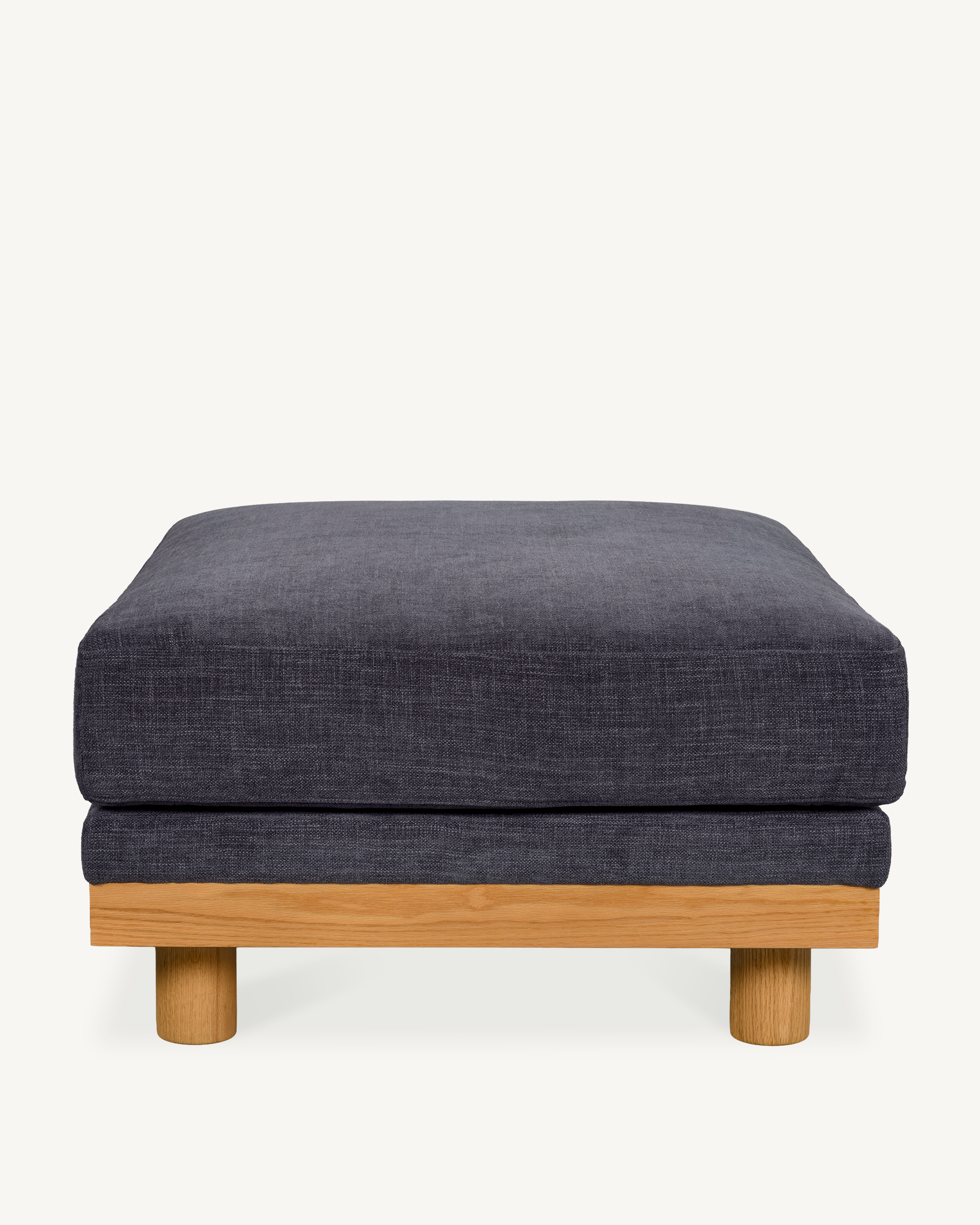 Metsa Sofa Foot Stool - Blue Smoke