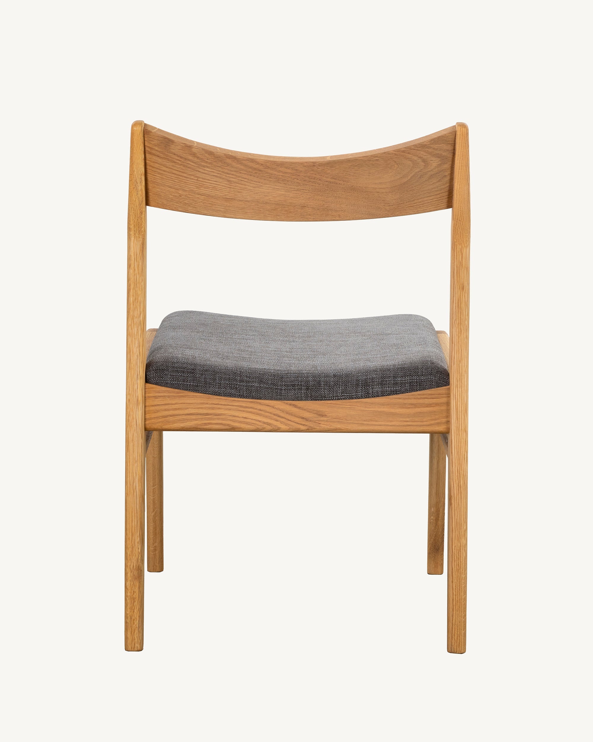 Metsa 01 Solid Oak Dining Chair Charcoal