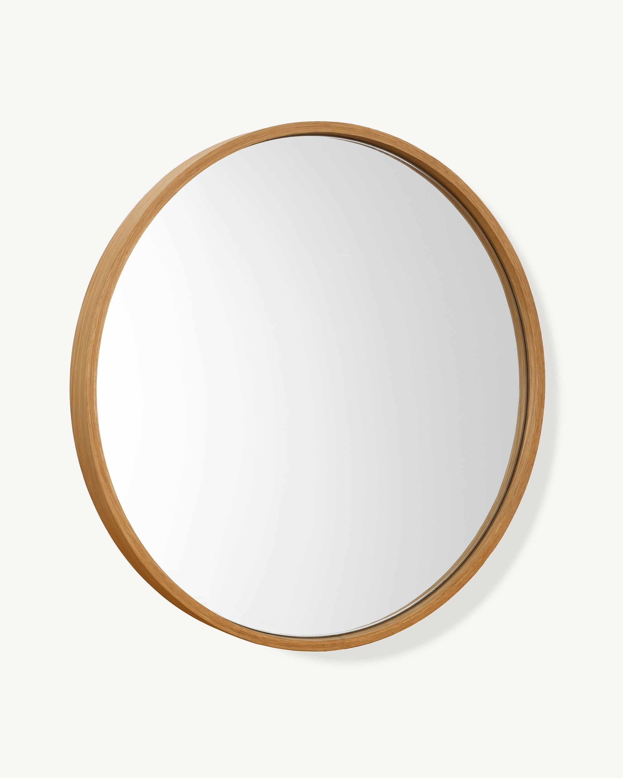 Ormma Round Mirror Oak