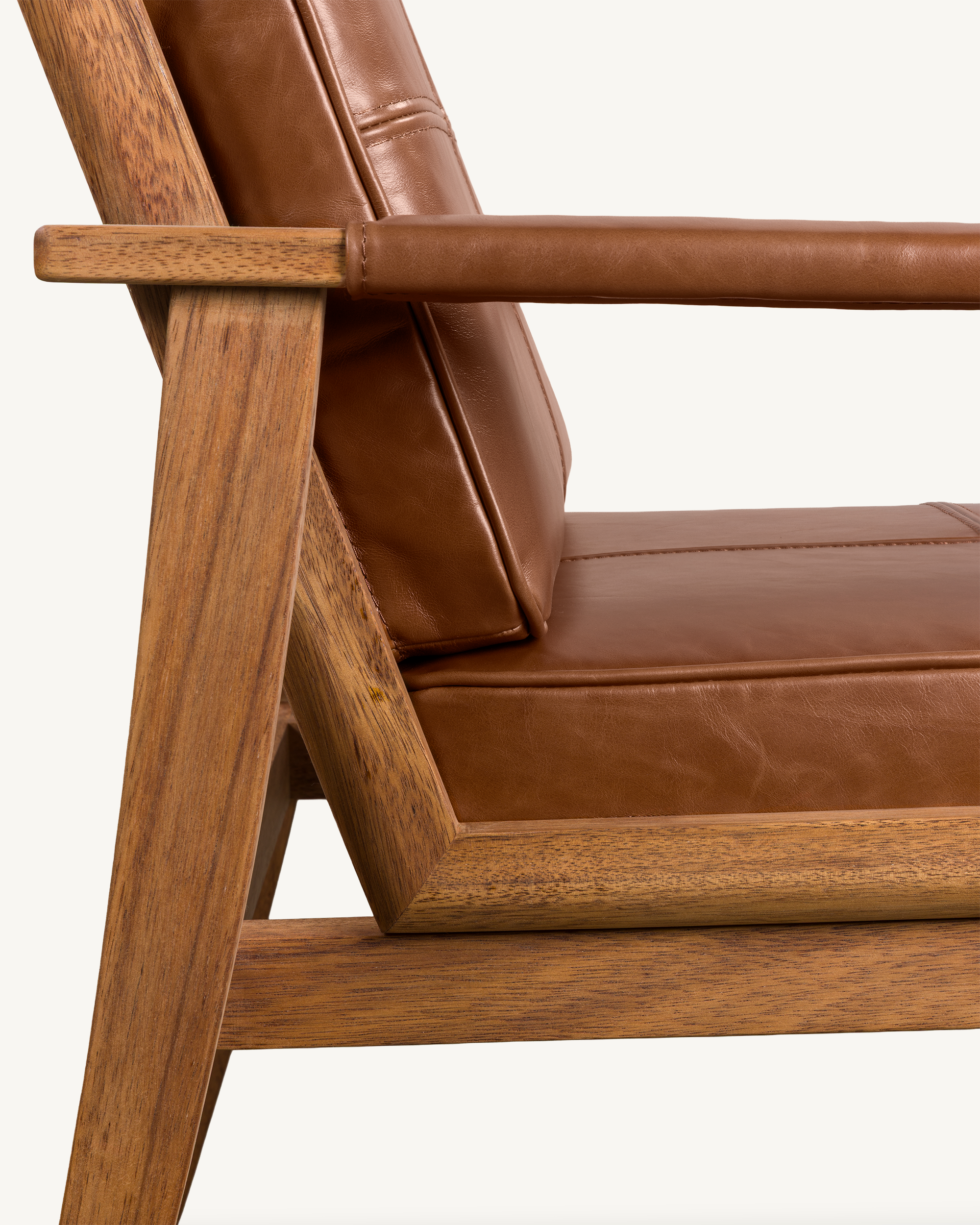 Torva Arm Chair - Brown Leather