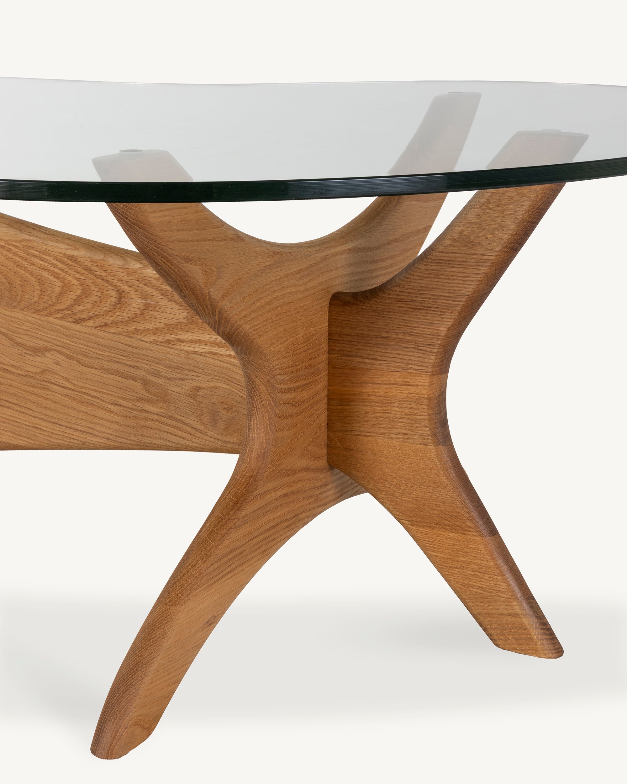 Vastra Glass Coffee Table Inspired by Noguchi Coffee Table