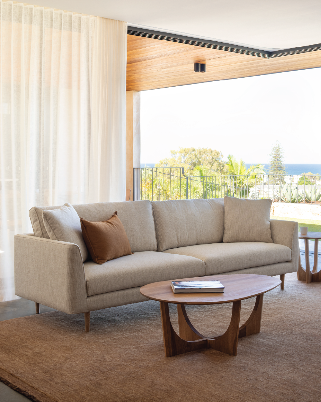 Narvik 4 Seat Sofa - Sandstone