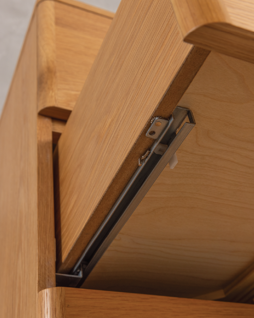 Orrma Narrow Chest of 4 Oak Drawers