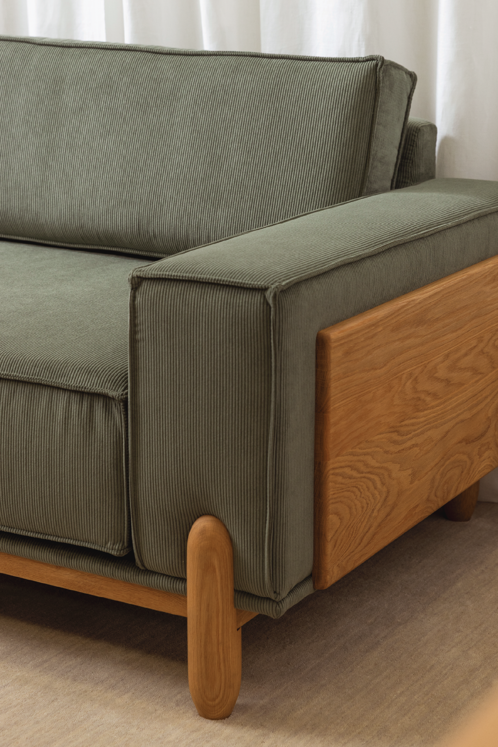 Norrsken 3 Seat Sofa Eucalyptus
