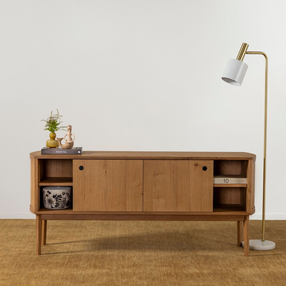 Arna Curve Oak Sideboard