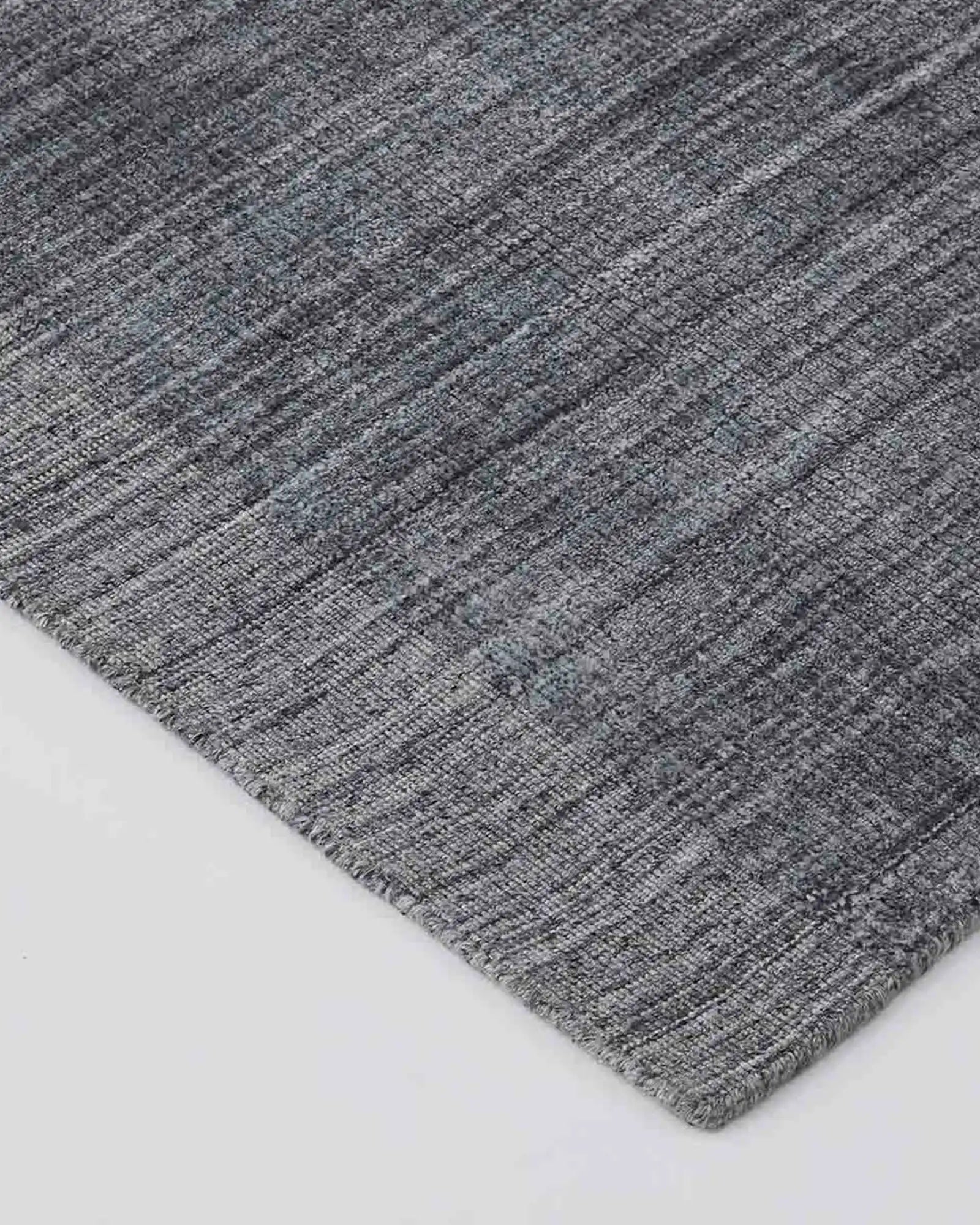Weave Travertine Rug - Pewter