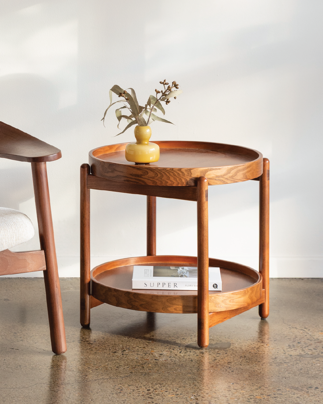 Tray Coffee Table - Oak Walnut