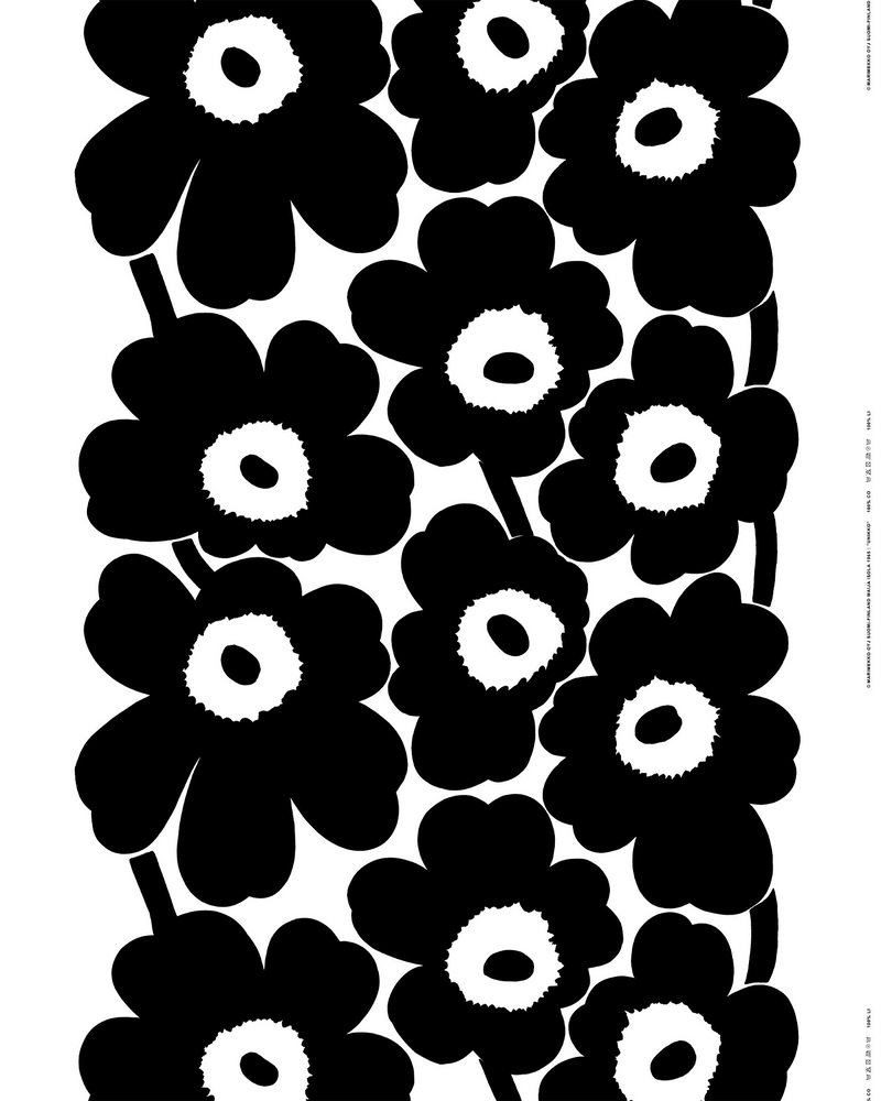 Marimekko Unikko Acrylic Coated Fabric