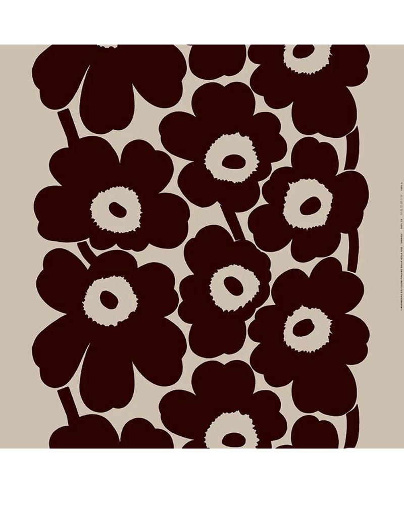 Marimekko Unikko Cotton Linen Fabric