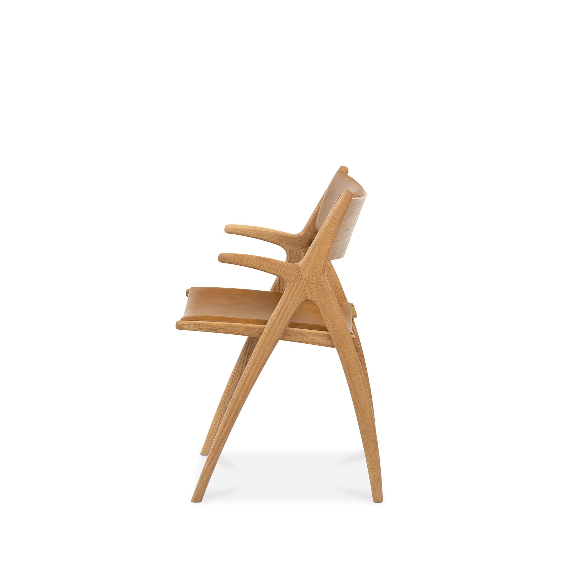 Arna 03 Camel Leather Dining Chair