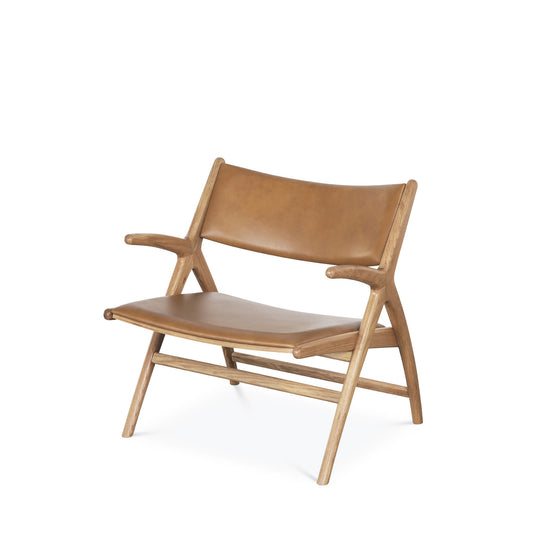 Arna 03 Lounge Chair - Camel Leather
