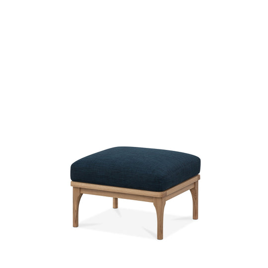 Den Footstool (Oak Frame/Royal Blue)