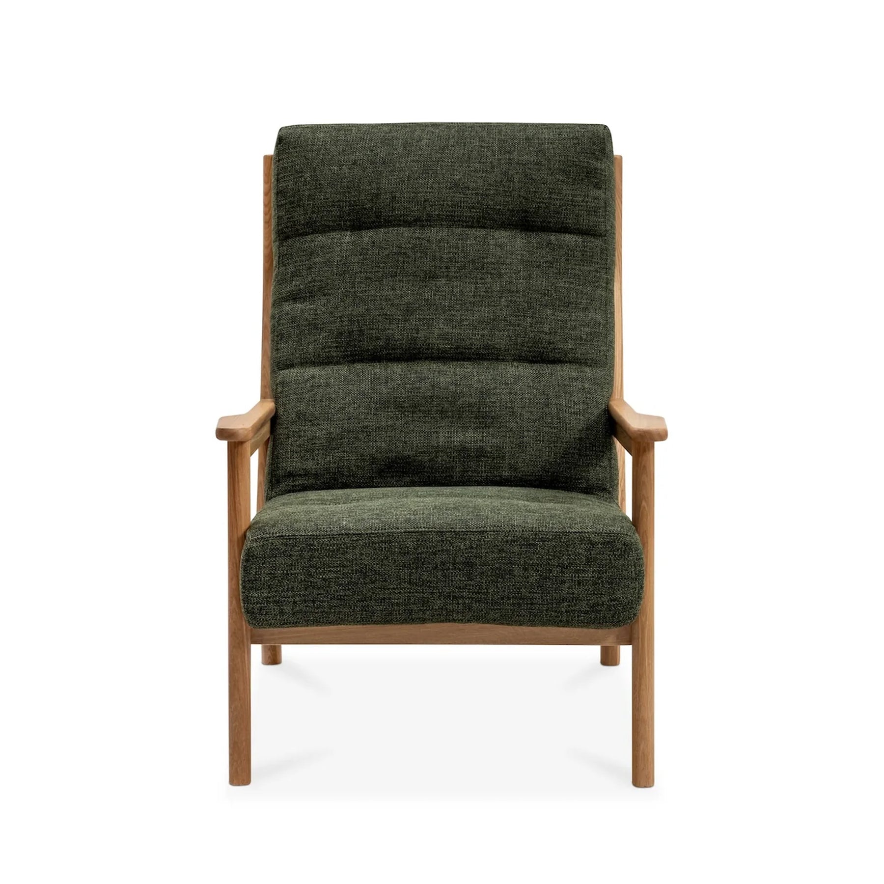 Komfort Elm Lounge Chair Forest Green