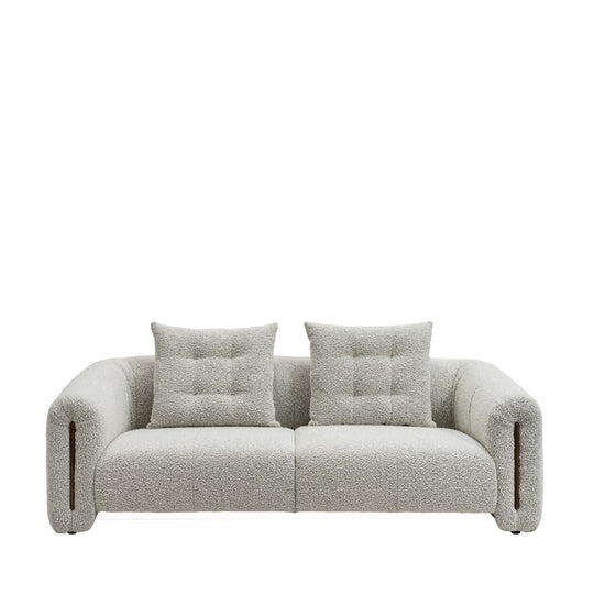 Kurva Sofa 3 Seat - Oyster Shell