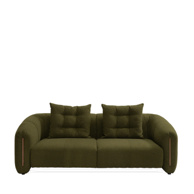 Kurva Sofa 3 Seat - Moss