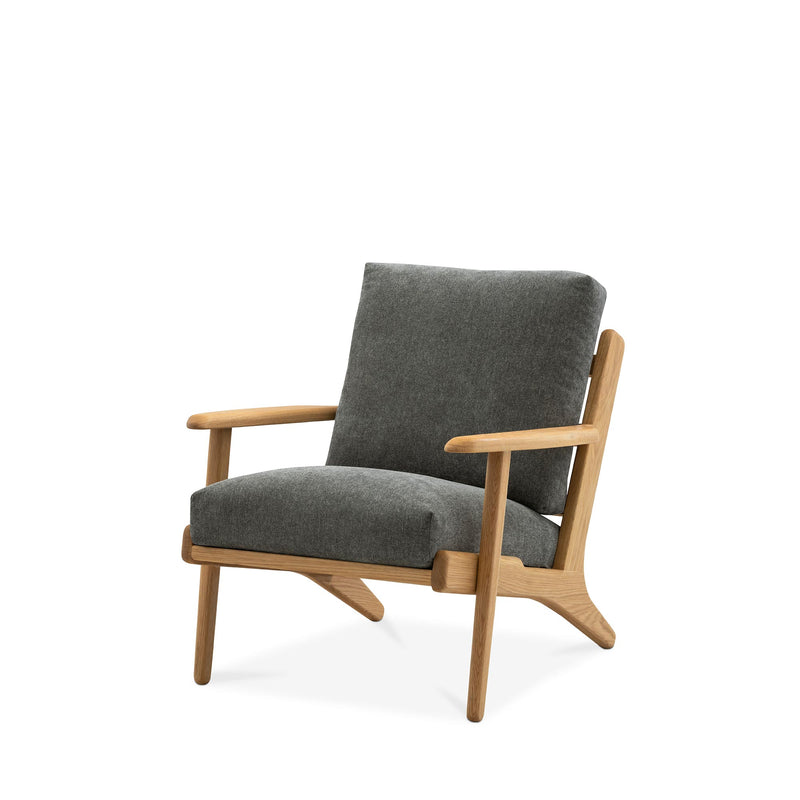 Map Armchair (Oak Frame/Evergreen Fog)