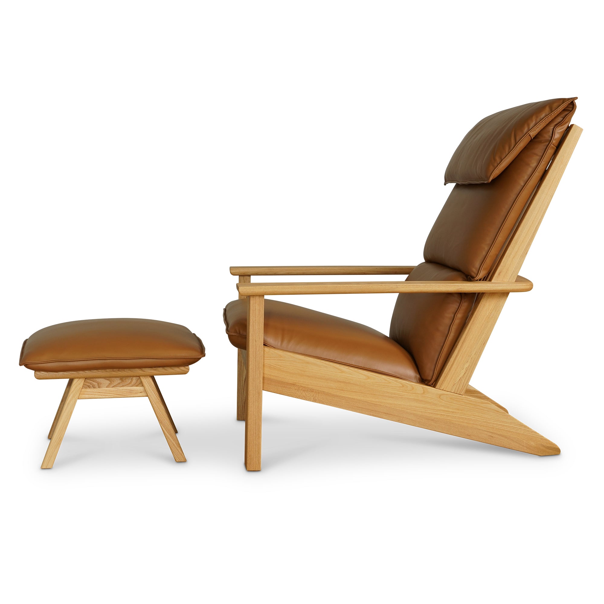 Nord Tan Leather Lounge Chair