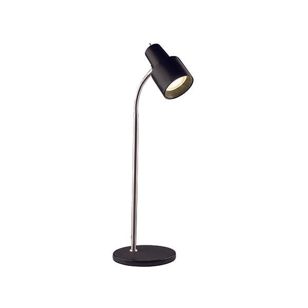 Black swing deals arm table lamp