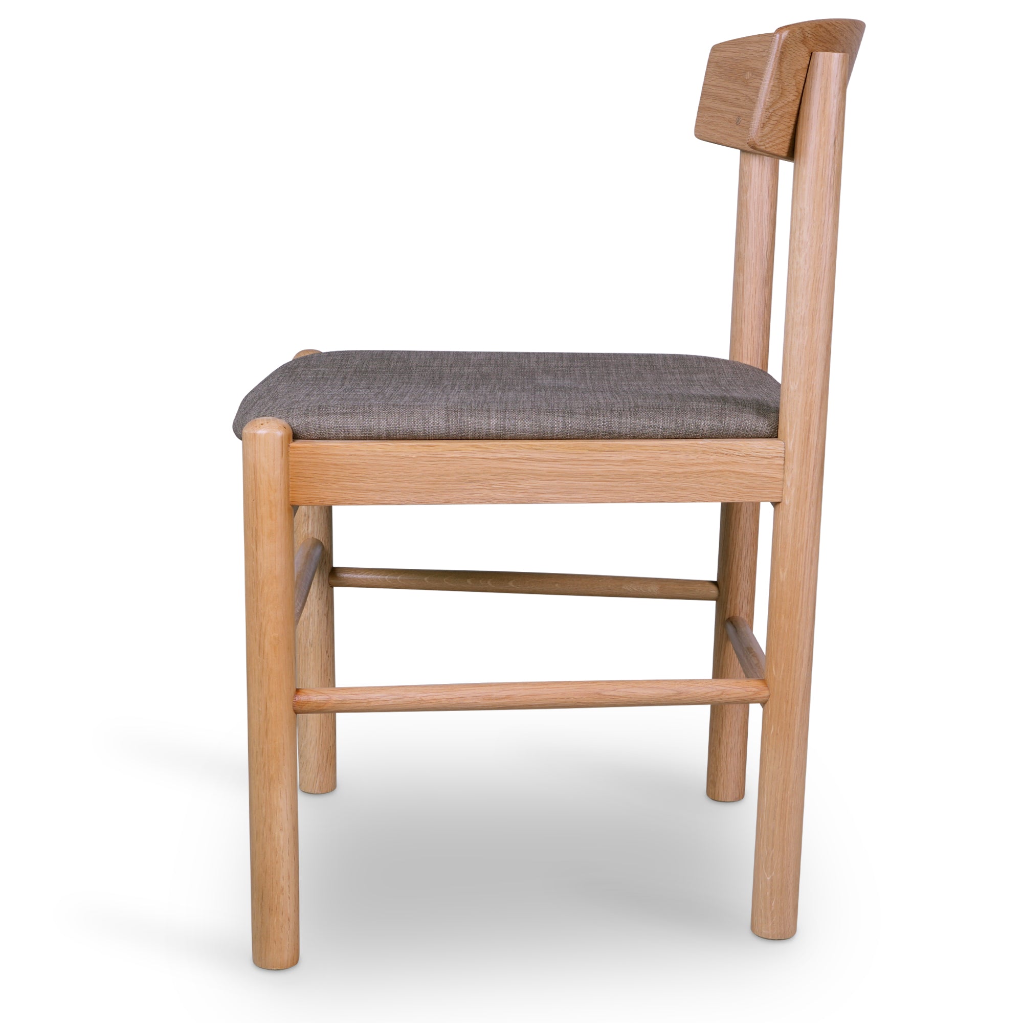 Forest 02 Mocha Upholstered Oak Dining Chair