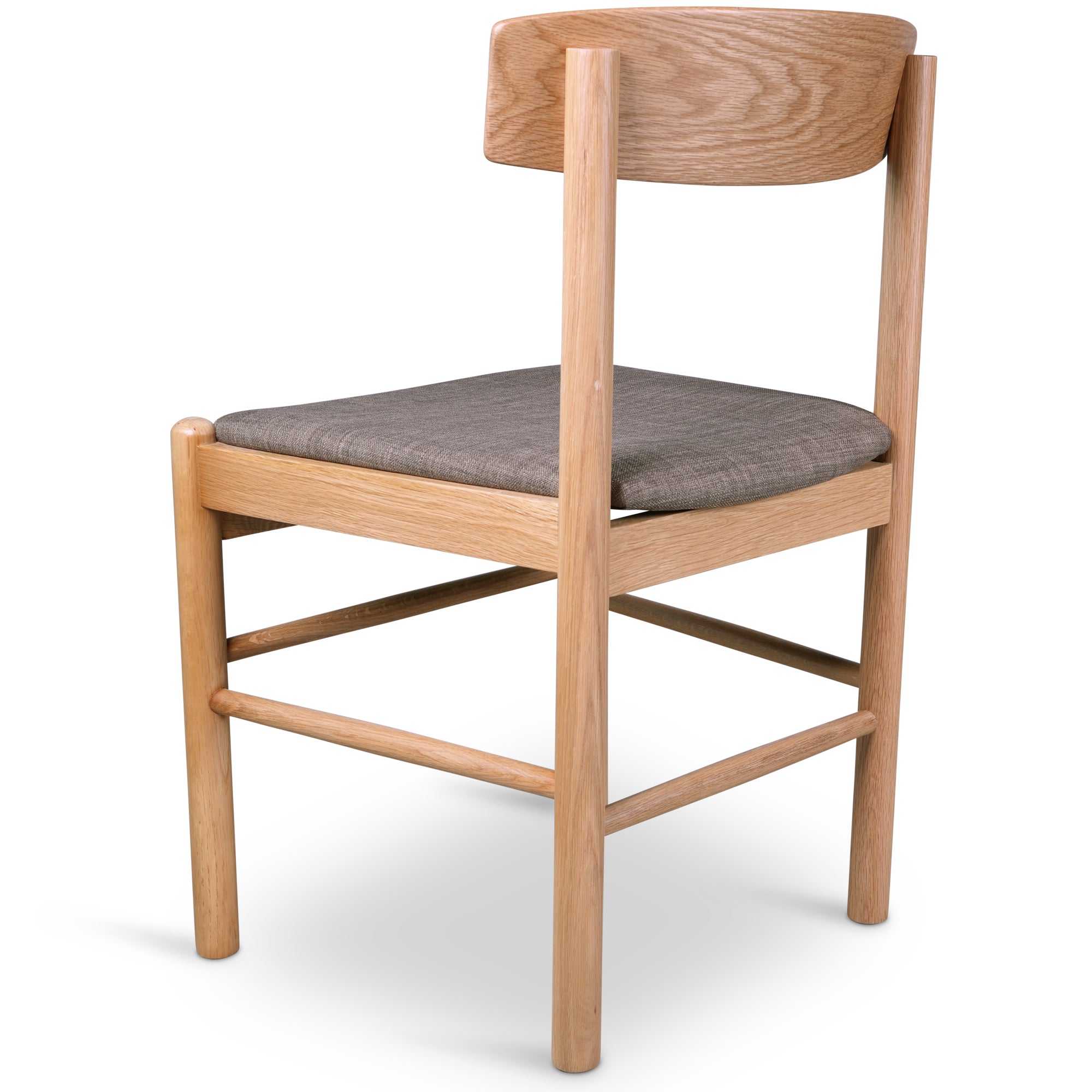 Forest 02 Mocha Upholstered Oak Dining Chair