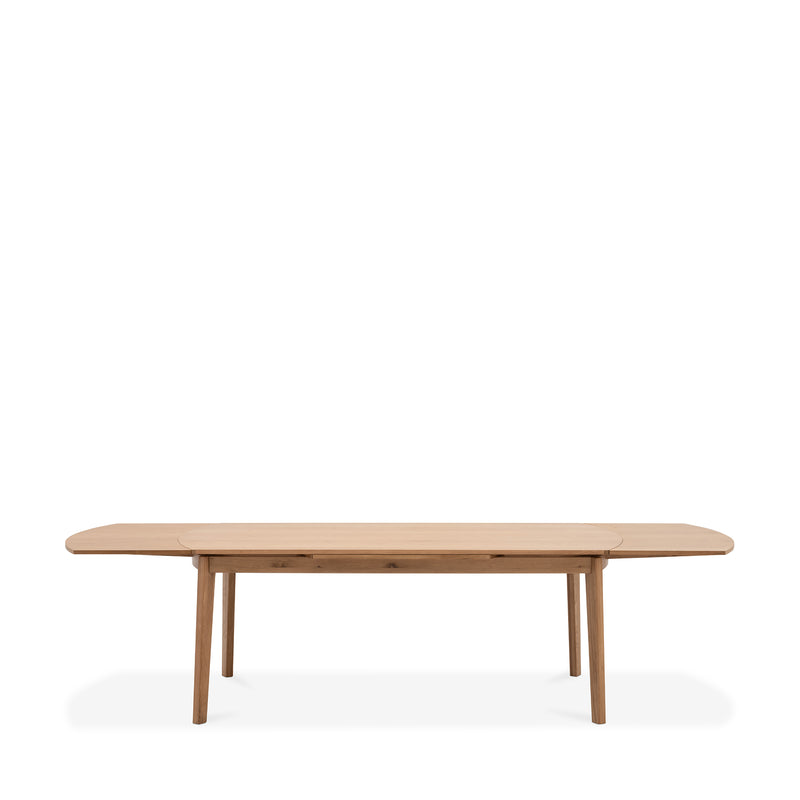 Arna Curve Dining Table Extendable (Oak)