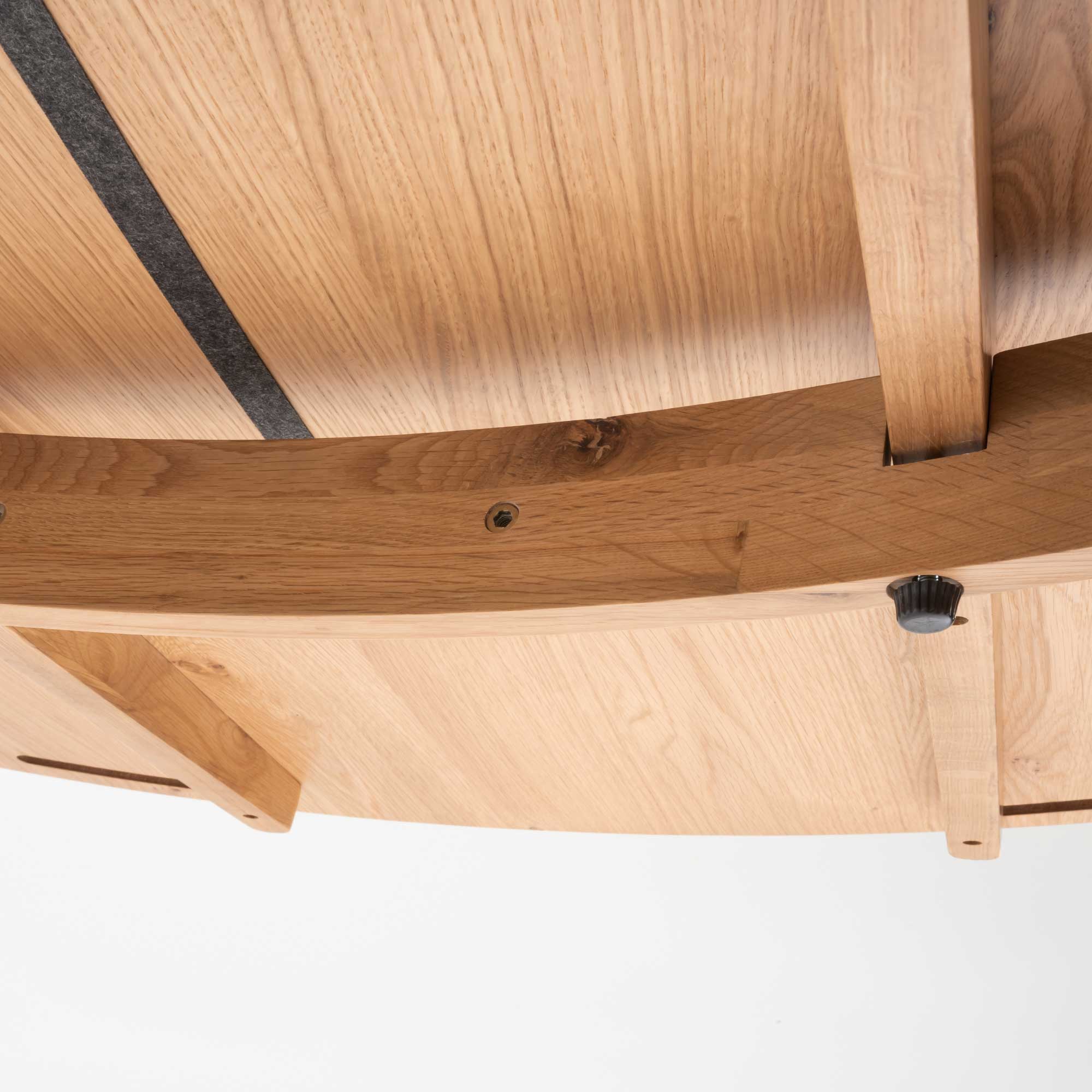 Arna Curve Dining Table Extendable (Oak)