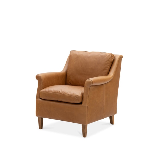 Club Armchair - Tan Leather