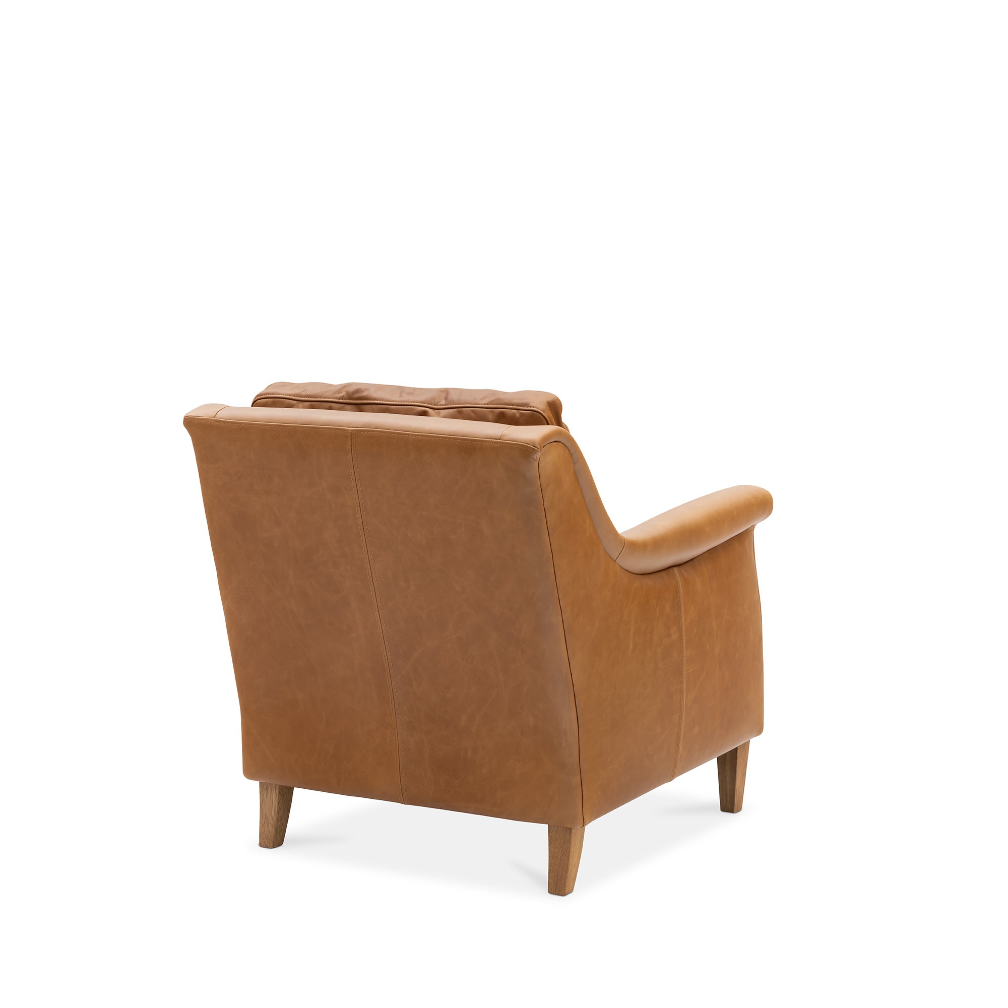 Club Armchair Authentic Leather Tan