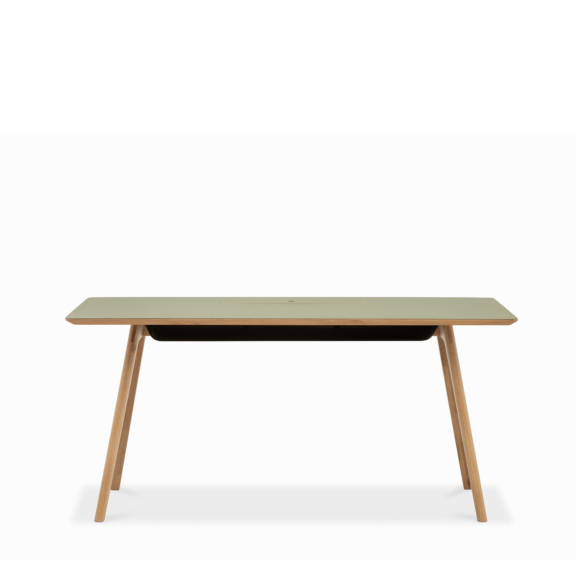 FIKA Oak Desk - Olive
