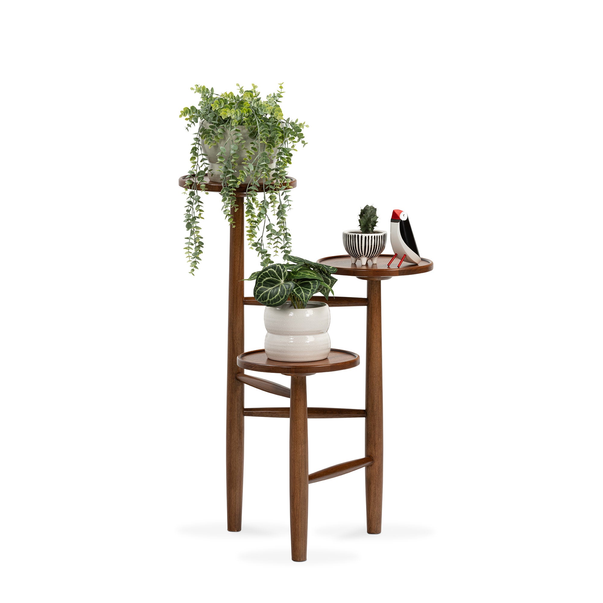 Hamar Plant Stand Ash Walnut