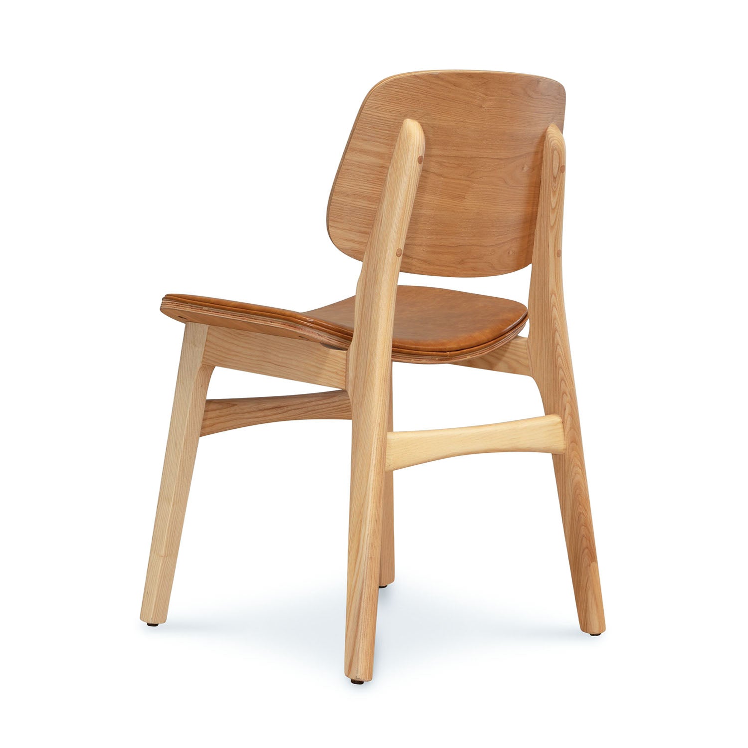 Vara 03 Tan Faux Leather Dining Chair