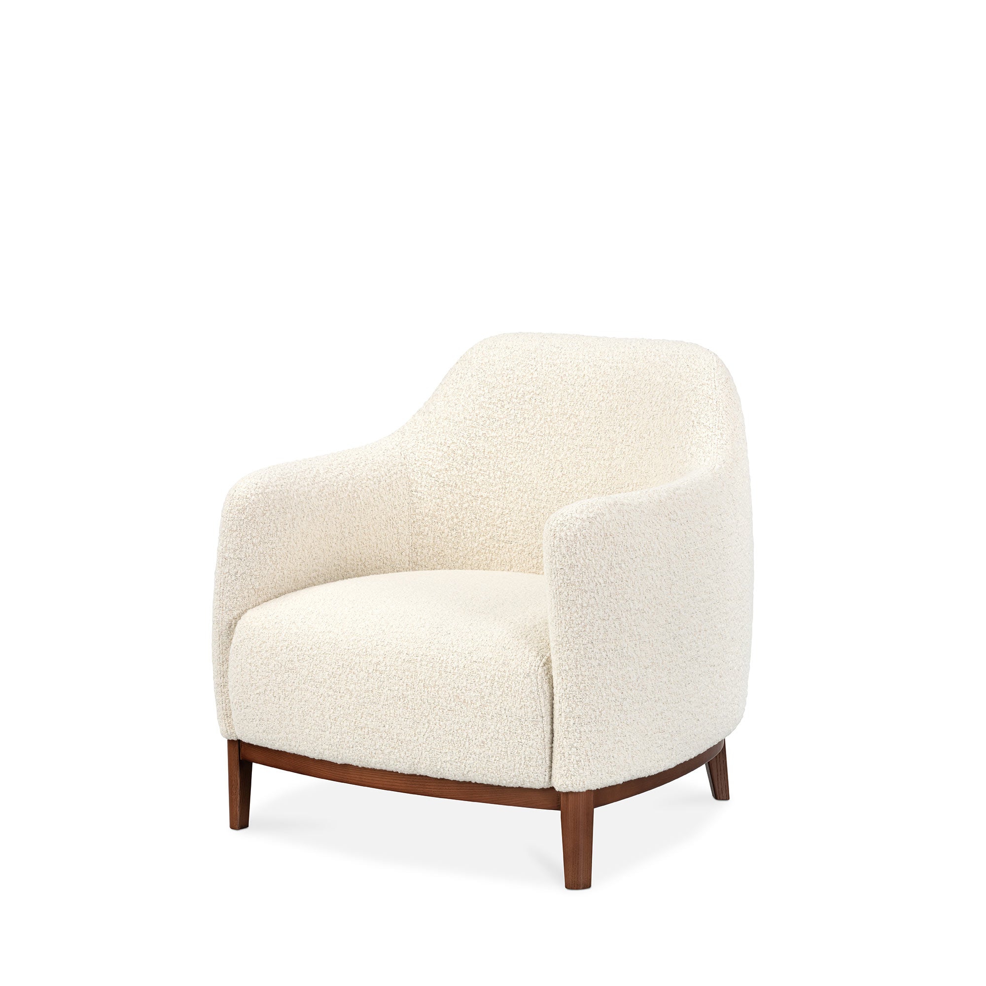 Snug Lounge Chair - White Smoke