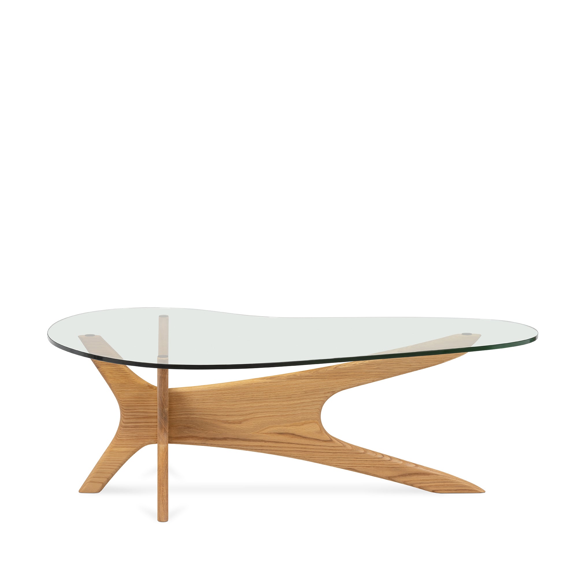Vastra Glass Coffee Table - Oak