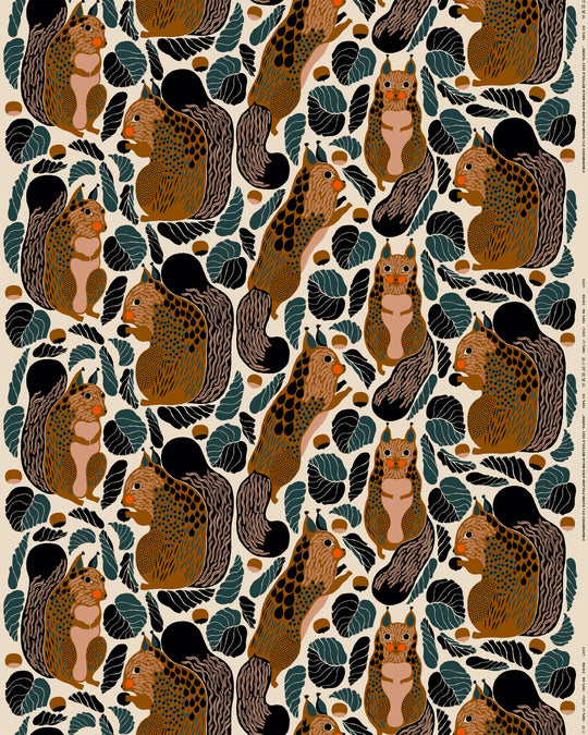 Marimekko Kurre Cotton Linen Fabric