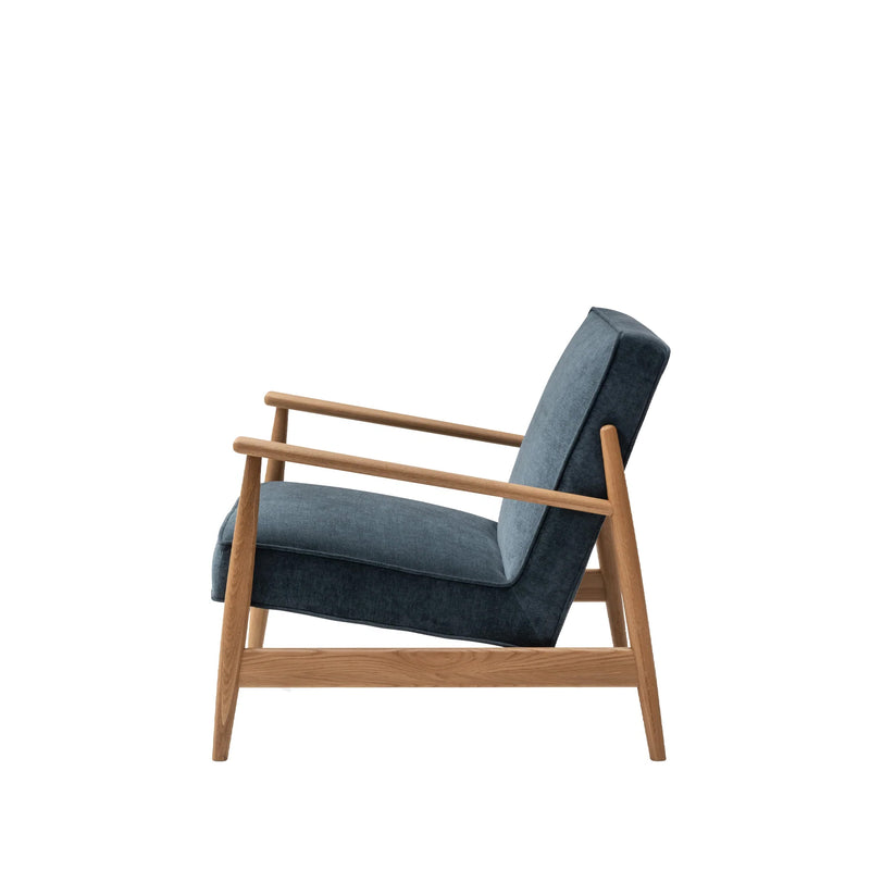 Arna Lounge Chair - Baltic Blue