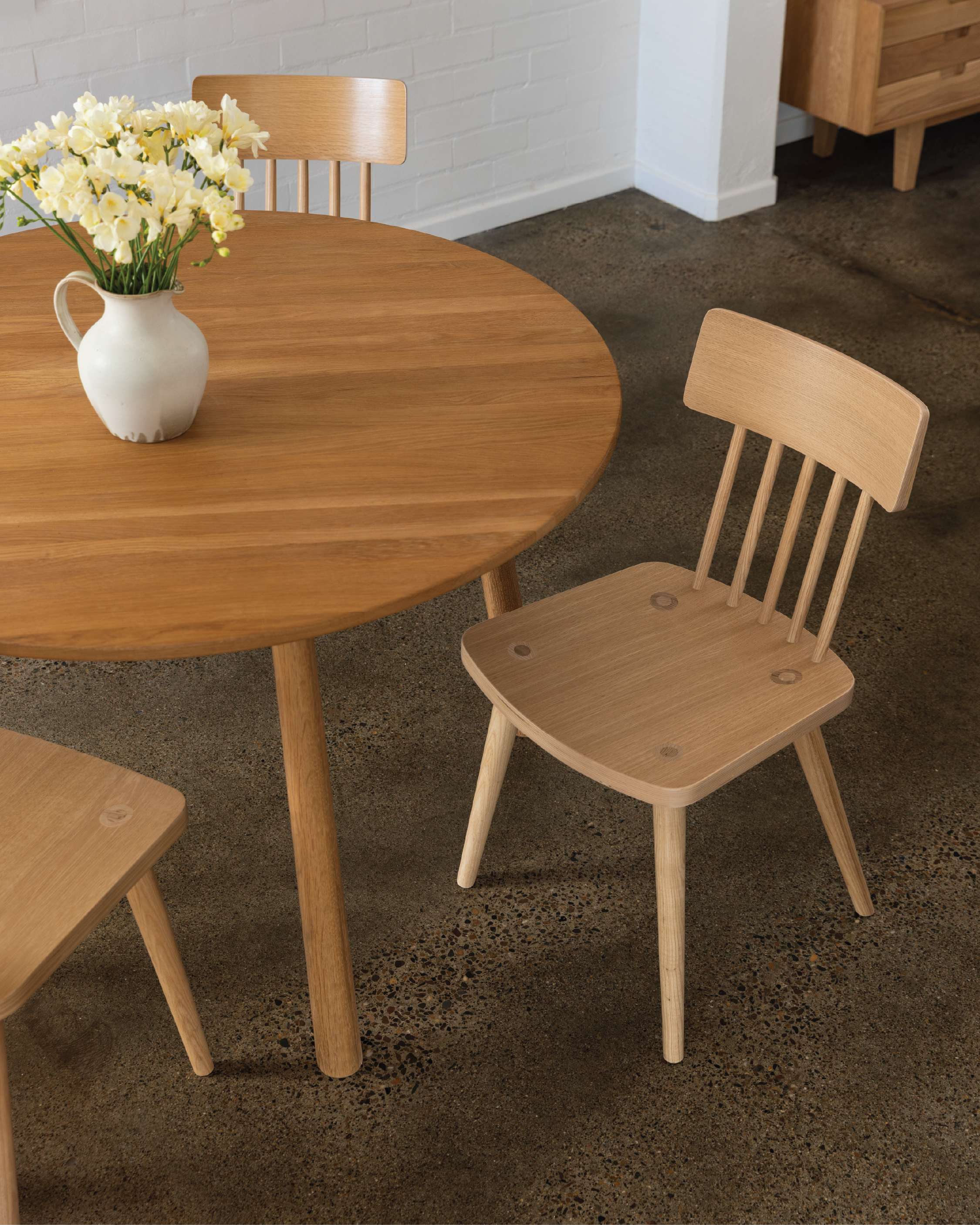 5 Bar Oak Dining Chair