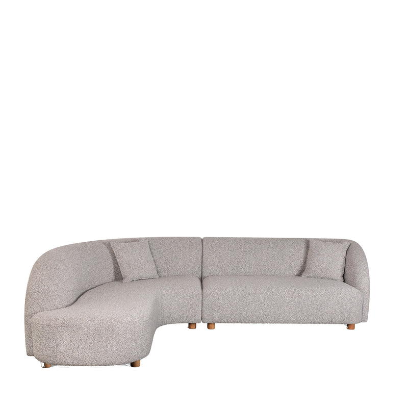 Arc Modular Sofa Right Chaise - Pumice - Special Order