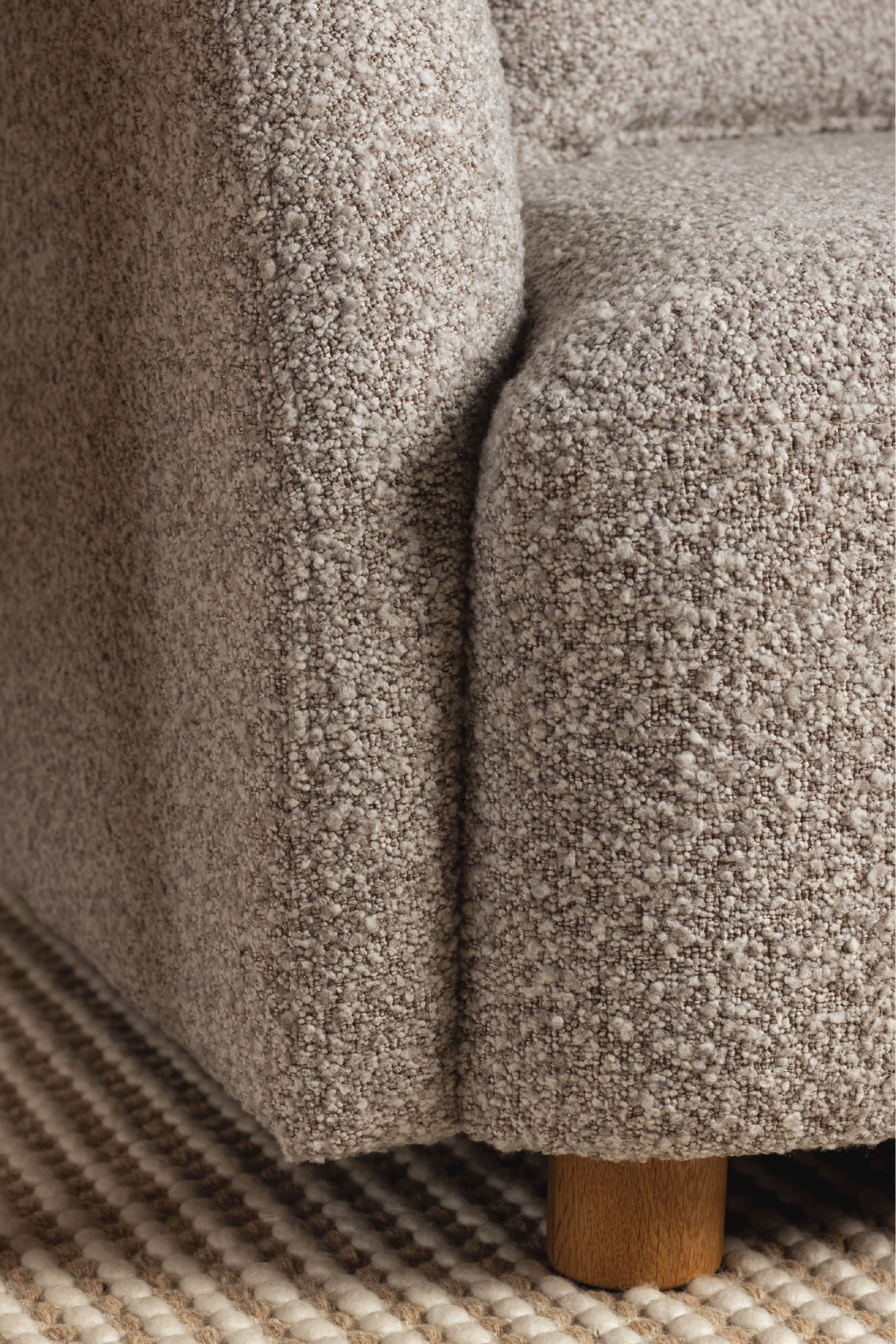 Arc 3 Seat Sofa Pumice