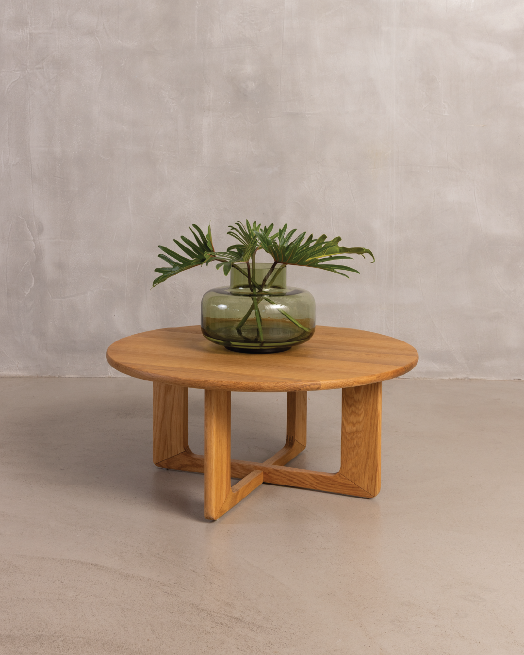 Arke Round Coffee Table - Oak