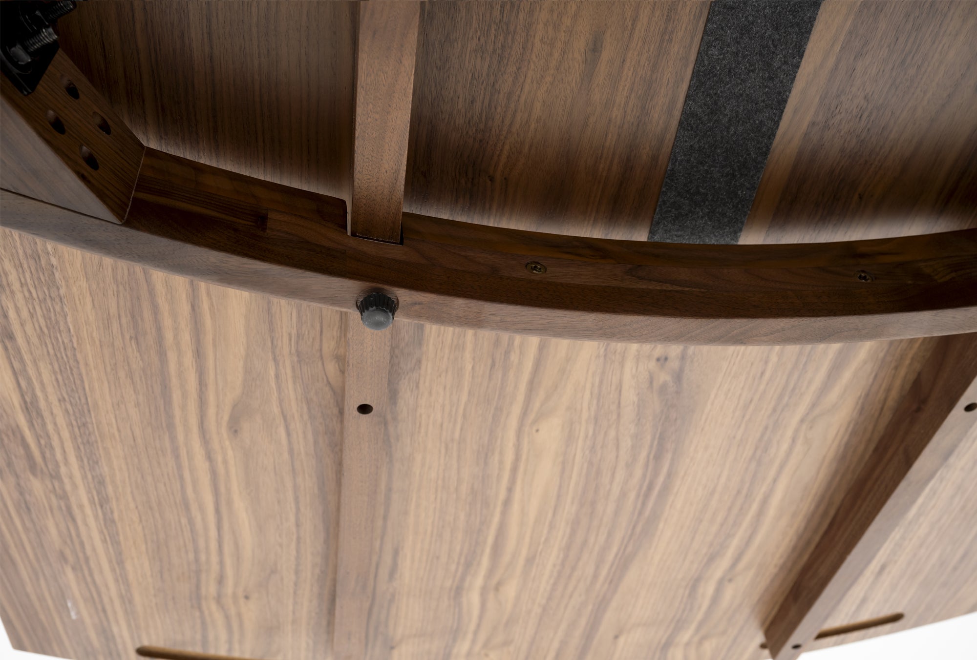 Arna Curve Extendable Dining Table American Black Walnut