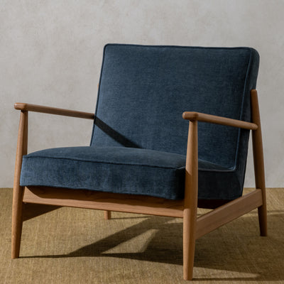 Arna Lounge Chair - Baltic Blue